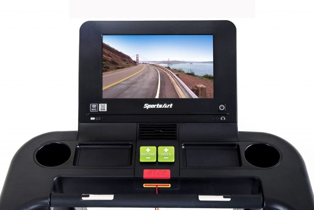 ウエイトトレーニング T@1000 CYBOFit RUN-T1000 Folding Treadmill with Electronic Elevation