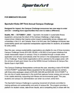 campus challenge press release screenshot