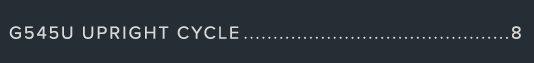 G545U Upright Cycle 8