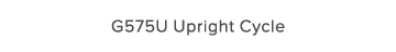 G575U Upright Cycle