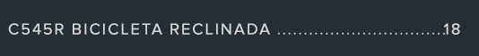 C545R Bicicleta reclinada 18