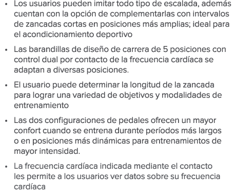 Los usuarios pueden imitar todo tipo de escalada  adem s cuentan con la opci n de complementarlas con intervalos de z   